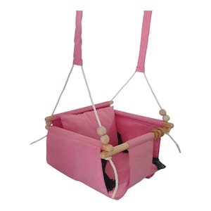 Pink colour, Name customized baby swing, made to order, Babyschaukel, Balancoire, Outdoor indoor baby swing, toddler toy, schaukel, hammock