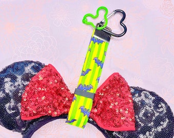 Soportes para orejas de ratón MNSSHP, orejas de Disney seguras, soporte para orejas de Mickey Mouse hecho a mano, pulsera/cordón inspirado en Disney, regalos de Disney