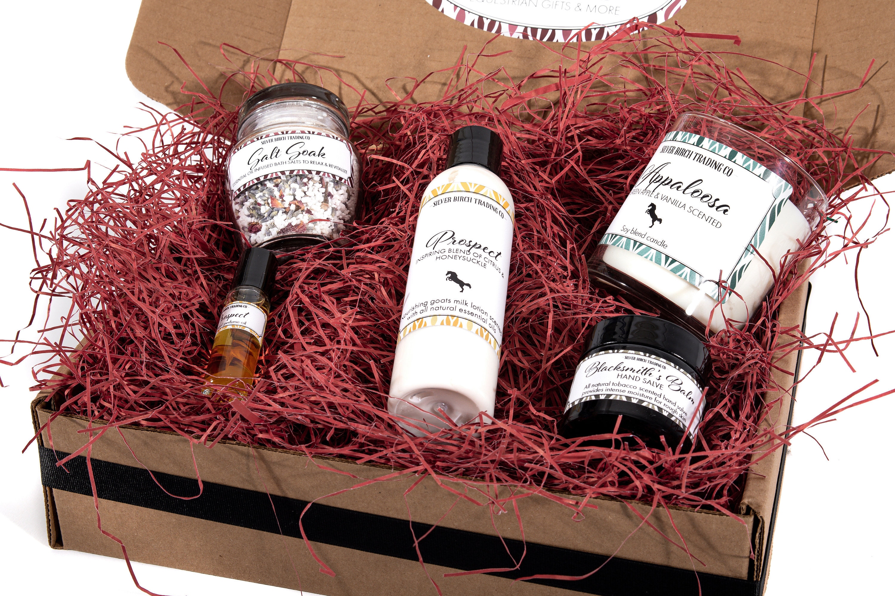 Horse Horse Gift Box Equestrian Horse Gift Horse Candle Gift for Her