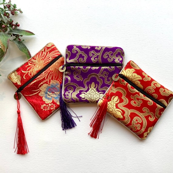 Chinese silk purse clearance