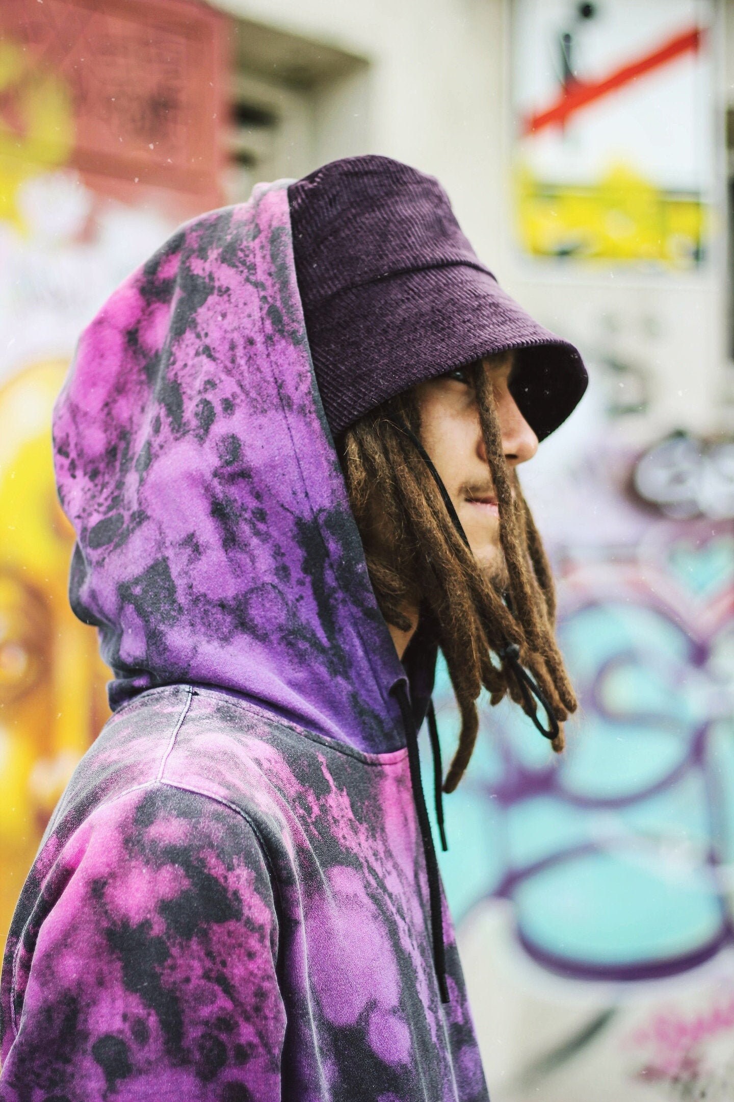 Bucket hat for dreadlocks corduroy Etsy