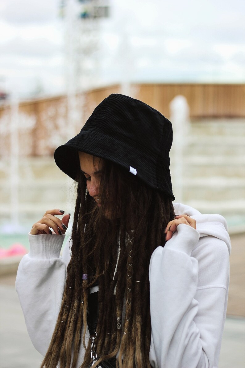 Bucket hat for dreadlocks corduroy Etsy