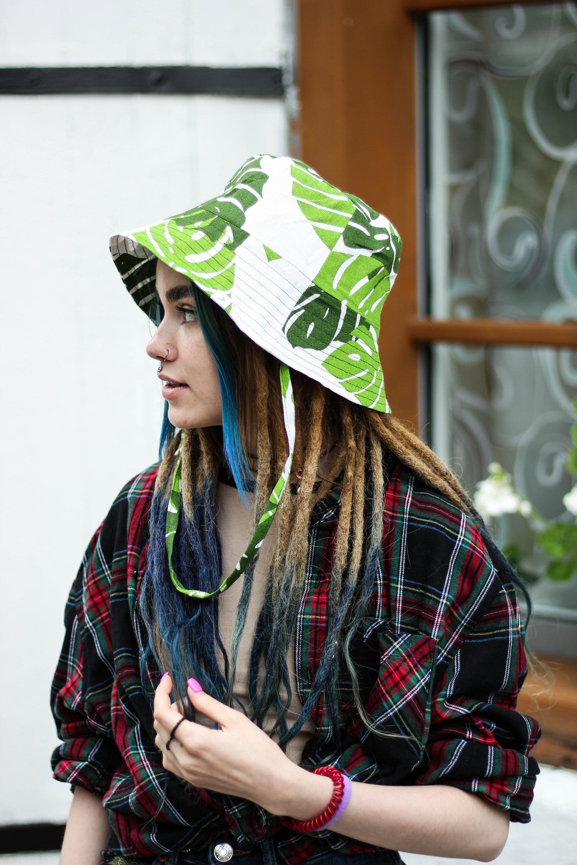 Bucket hat for dreadlocks Etsy