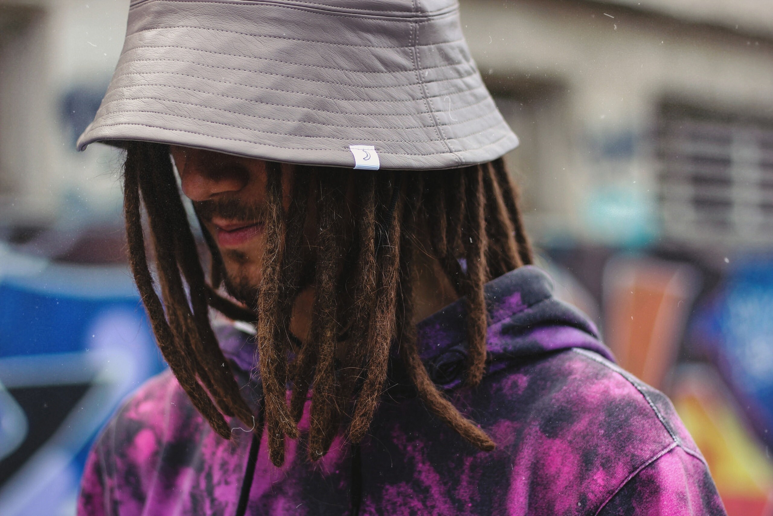 Bucket hat for dreadlocks ecoleather Etsy