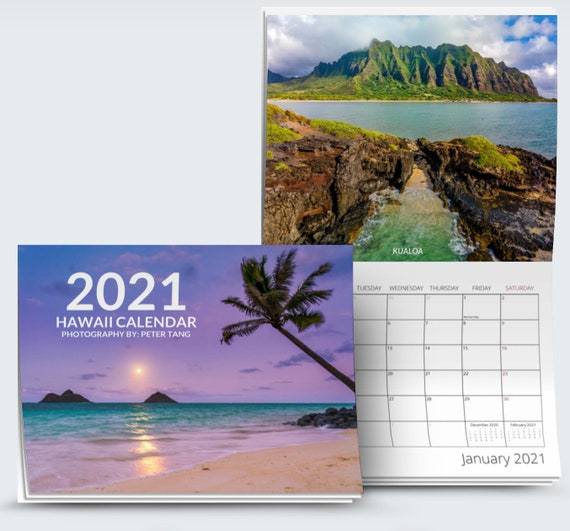Hawaii Kalender 2021 Etsy hawaii kalender 2021