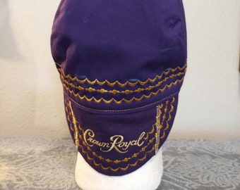 Reversible Crown Royal Purple Bill welders cap/ pipefitters cap/welding cap ( stiching varies)