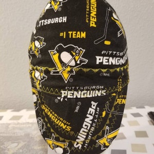 Reversible Pittsburg penguins hockey welding cap fitters cap