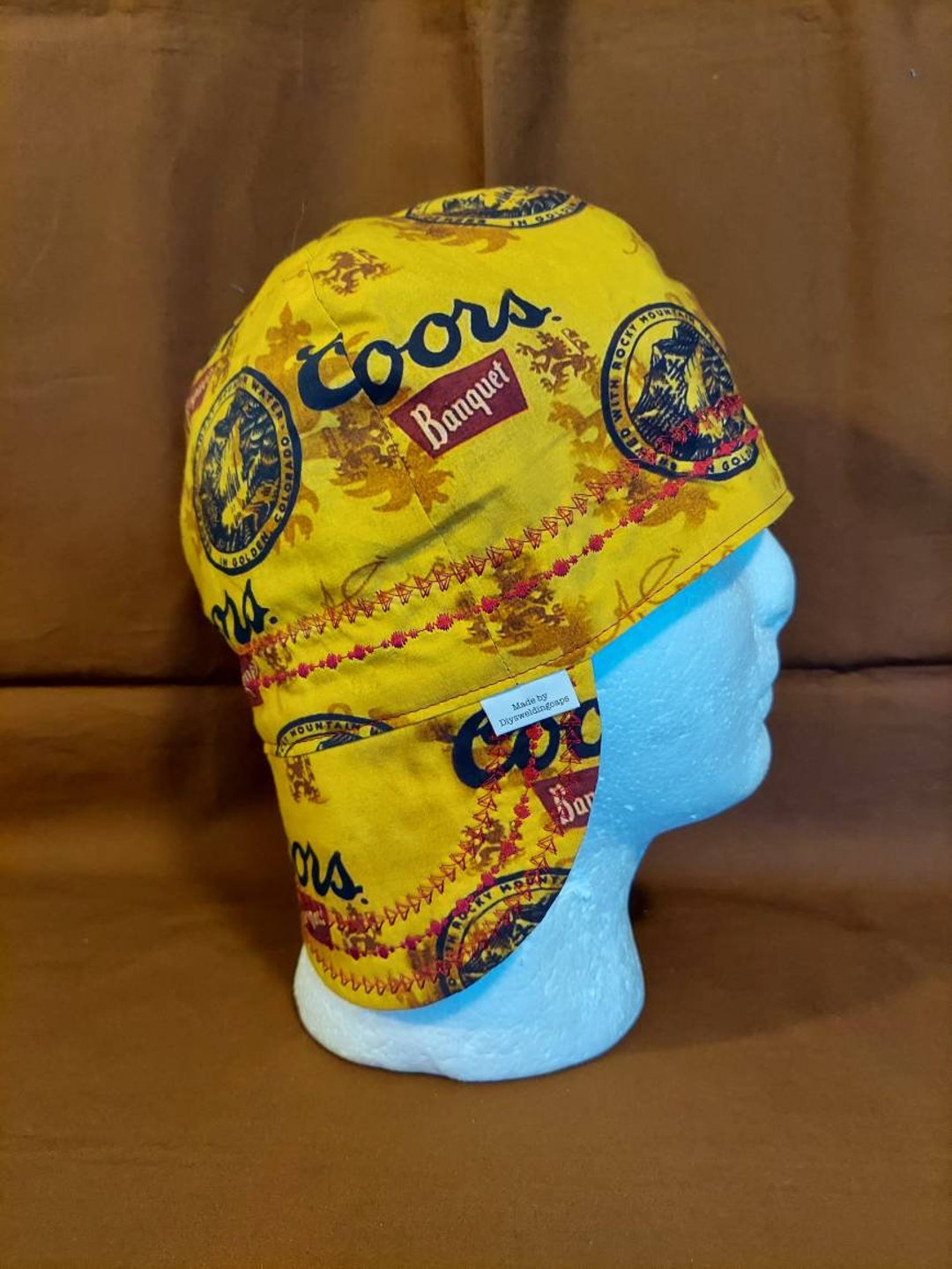 Reversible Coors Banquet Beer, Welders Cap/pipefitters Cap/welding Cap