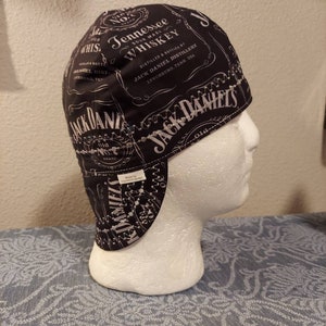 Reversible "Jack Daniel's No. 7" welding cap/ pipefitters cap/ welders cap