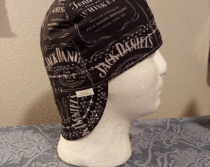 Reversible jack Daniel's No. 7 Welding Cap/ Pipefitters Cap/ Welders Cap Etsy