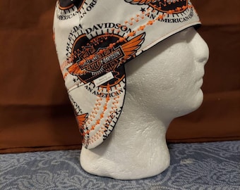 Reversible Harley Davidson Wing Bar & Shield welders cap/ fitters cap/weldingcap.