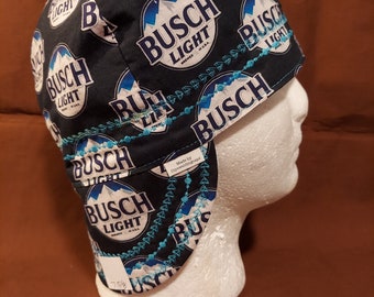 Reversible Busch Light Beer/ welders cap/ pipefitters cap/welding caps