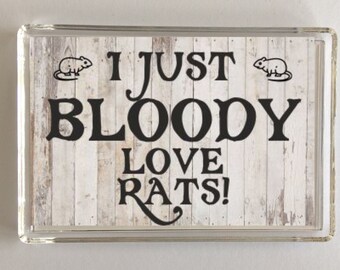 SPHYNX CAT Fridge Magnet Novelty Gift Present I/'M HAPPILY OWNED BY A
