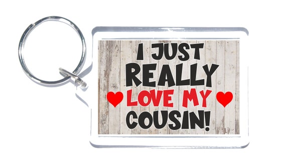 Regalo Per Cugino – Placca Acrilica A Forma Di Cuore Con Frase, Decorazione Da Scrivania, Per Compleanno, Natale, Ringraziamento