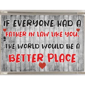 Father In Law Gift - If Everyone Had A Father In Law Like You, The World Would Be A Better Place - Novelty Fridge Magnet - Fathers Day Gift