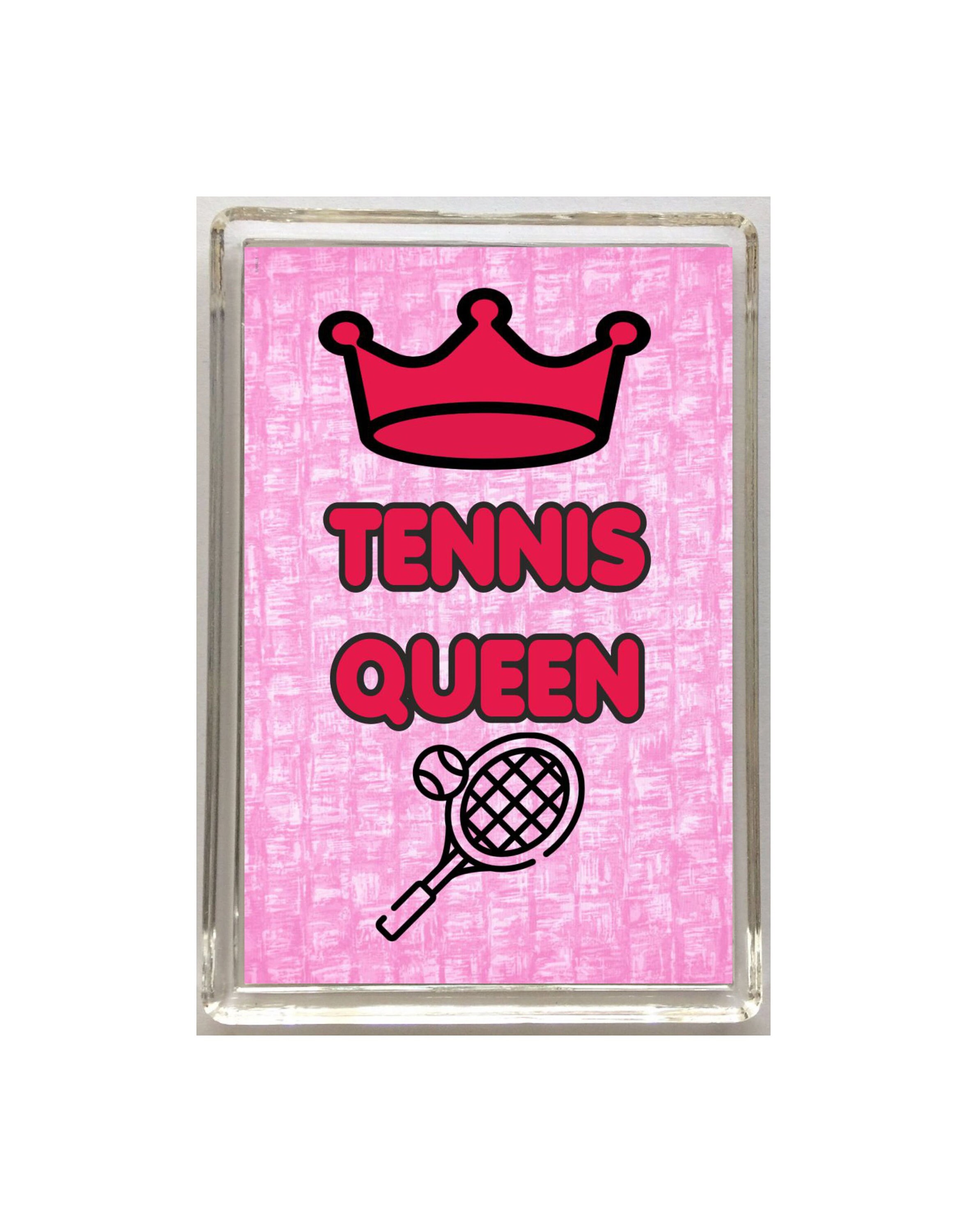 Fun Tennis Gift for Her Tennis Queen Novelty Fridge Etsy UK