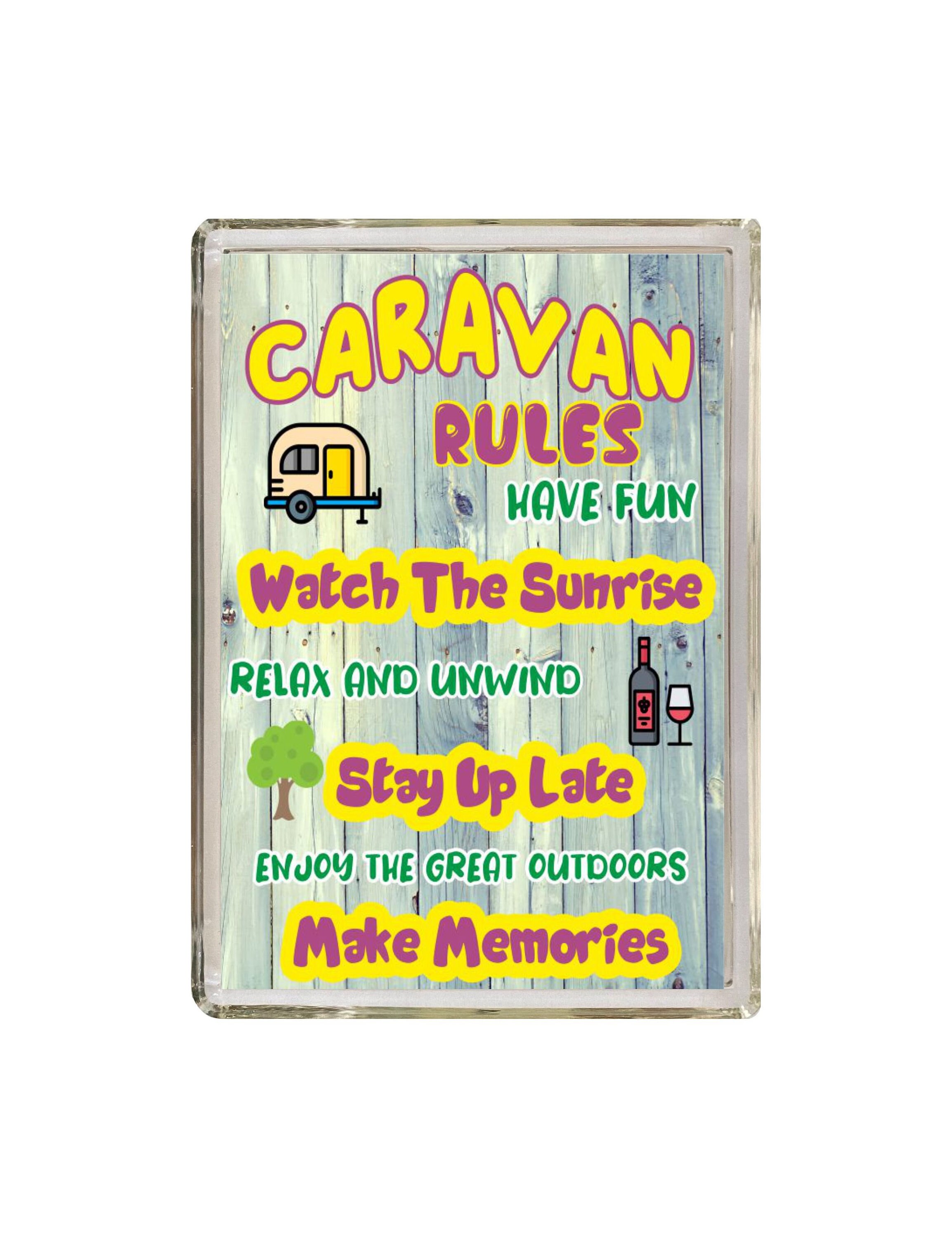I Just Bloody Love My Caravan Caravan Lover Gifts Novelty Fridge Magnet 