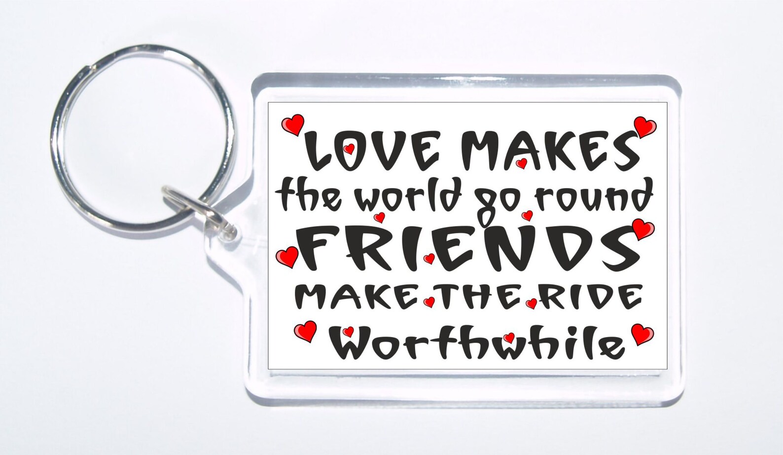 Love Makes the World Go Round Friends Make the Ride Etsy