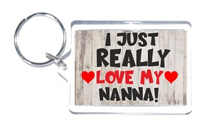 Portachiavi A Cuore Per Nonna, Iscrizione Divertente 'I Smile Because You Are My Nan', Regalo Per Compleanno, Festa Della Mamma O Natale, In Acciaio Inossidabile, Con Sacchetto Regalo