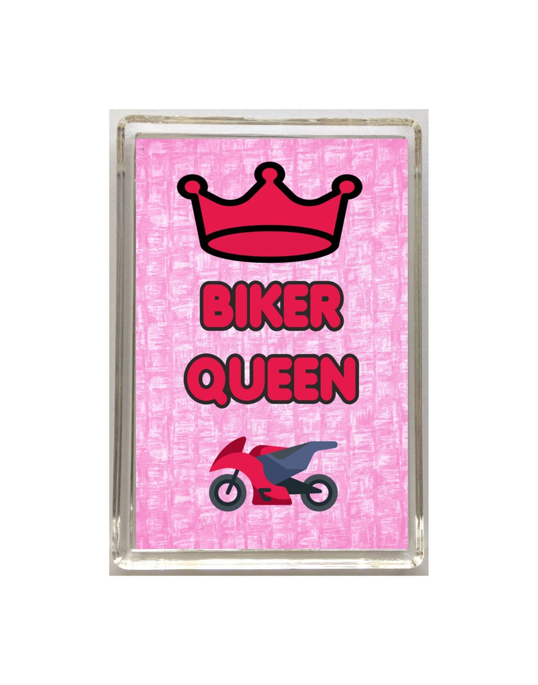 Aimant Puissant Pour Frigo Harley-Davidson Biker Babe - Dimensions 8x6 Cm - Marque Nostalgic-Art - NEUF