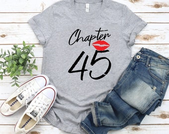 45 Birthday Shirt Etsy 45 Birthday Shirt Etsy