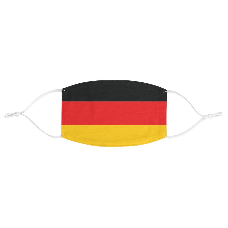 German Flag Face Mask Germany Face Mask Reusable Premium Etsy
