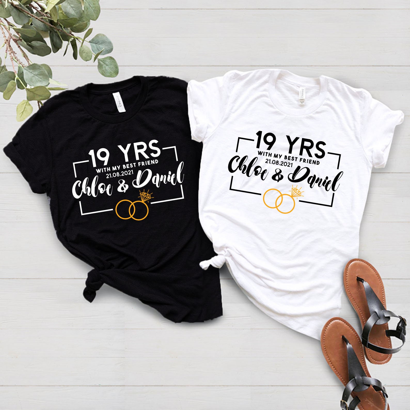 Personalized 19th Anniversary Gifts For Him and Her 19 year Etsy
