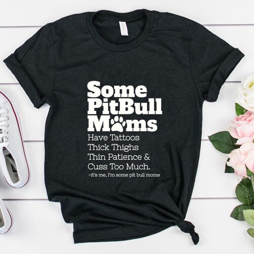 Don't Bully My Breed Pitbull Shirt Dog Mom Shirt Animal Etsy