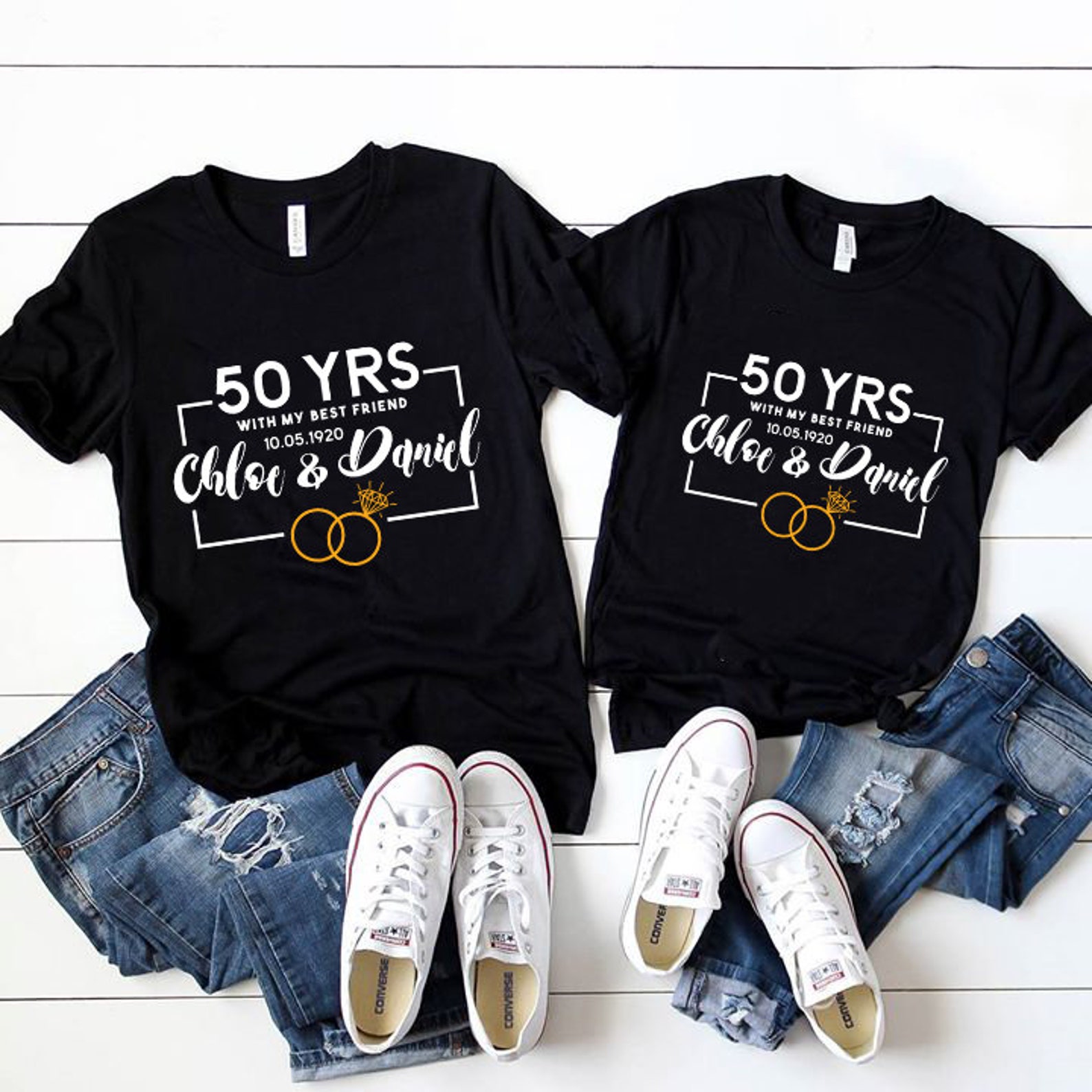 Personalized 50th Anniversary Gifts For Him and Her 50 year Etsy