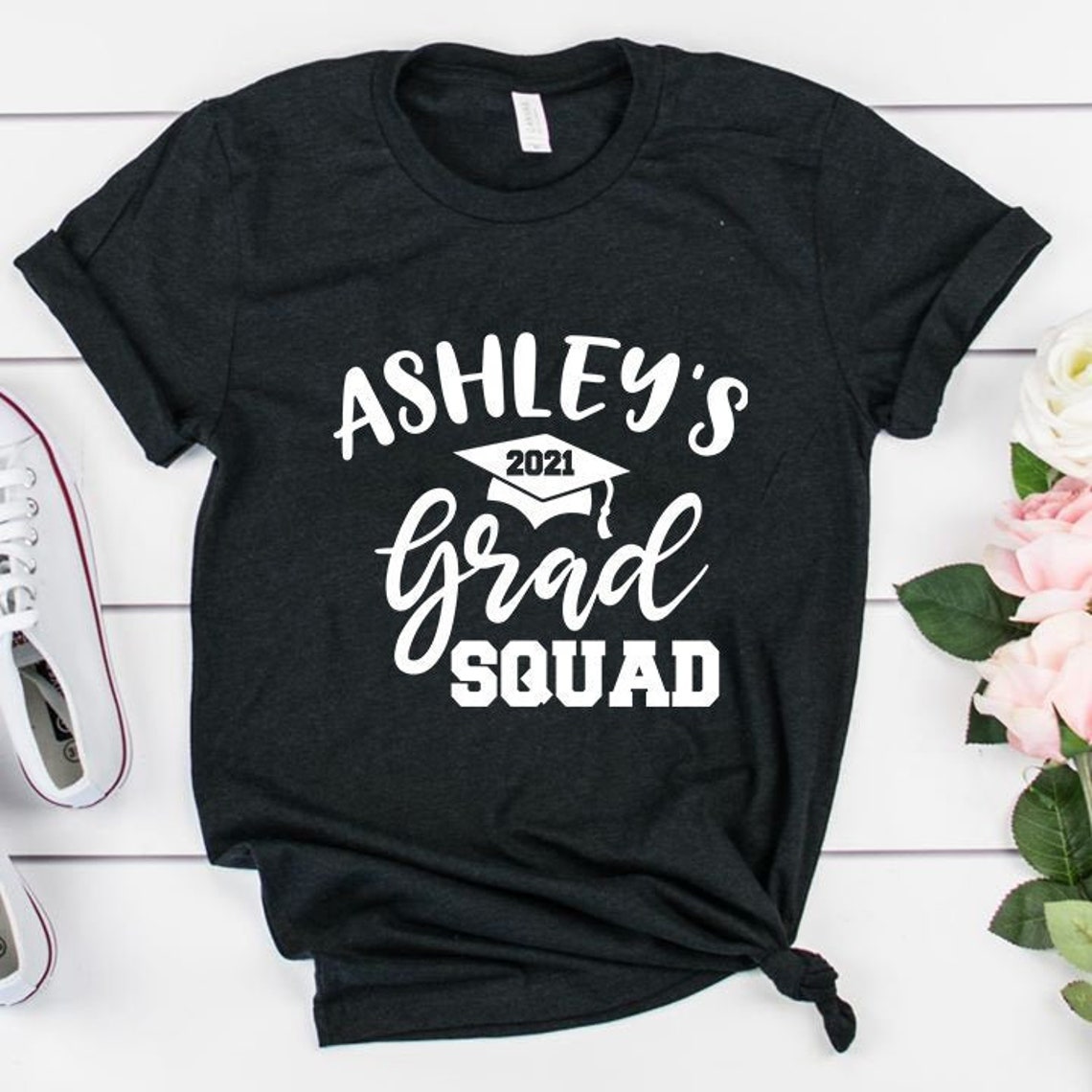 Personalized Grad Squad T Shirt Graduation Shirt Matching Etsy