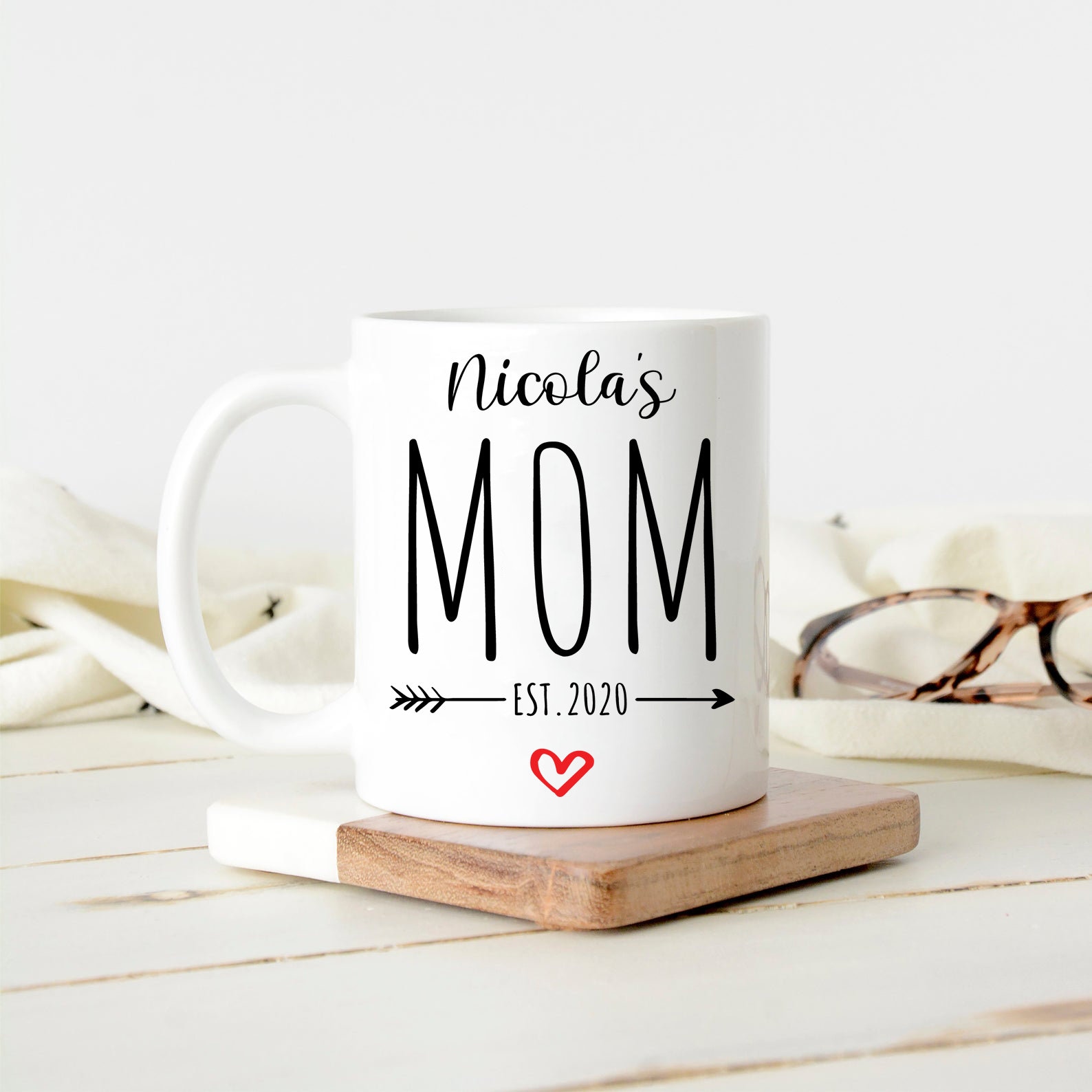 New Parent gift New Mom and Dad Gift Dad Est 2021 Mom Est | Etsy