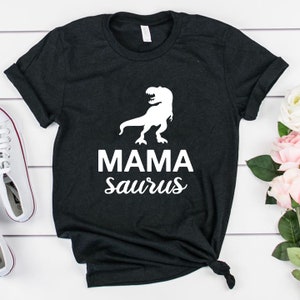 MamaSaurus Shirt, Dinosaur Mom Shirt, Mama Saurus Shirt, Mama Shirt, funny Mom Shirt, Christmas Gift for Mom, Dinosaur Party Shirt, ep573