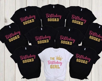 Birthday Squad Shirts, Birthday Squad, Birthday gift for Women, Birthday Crew Shirts, Birthday Party, Family Matching Birthday shirts,ep563