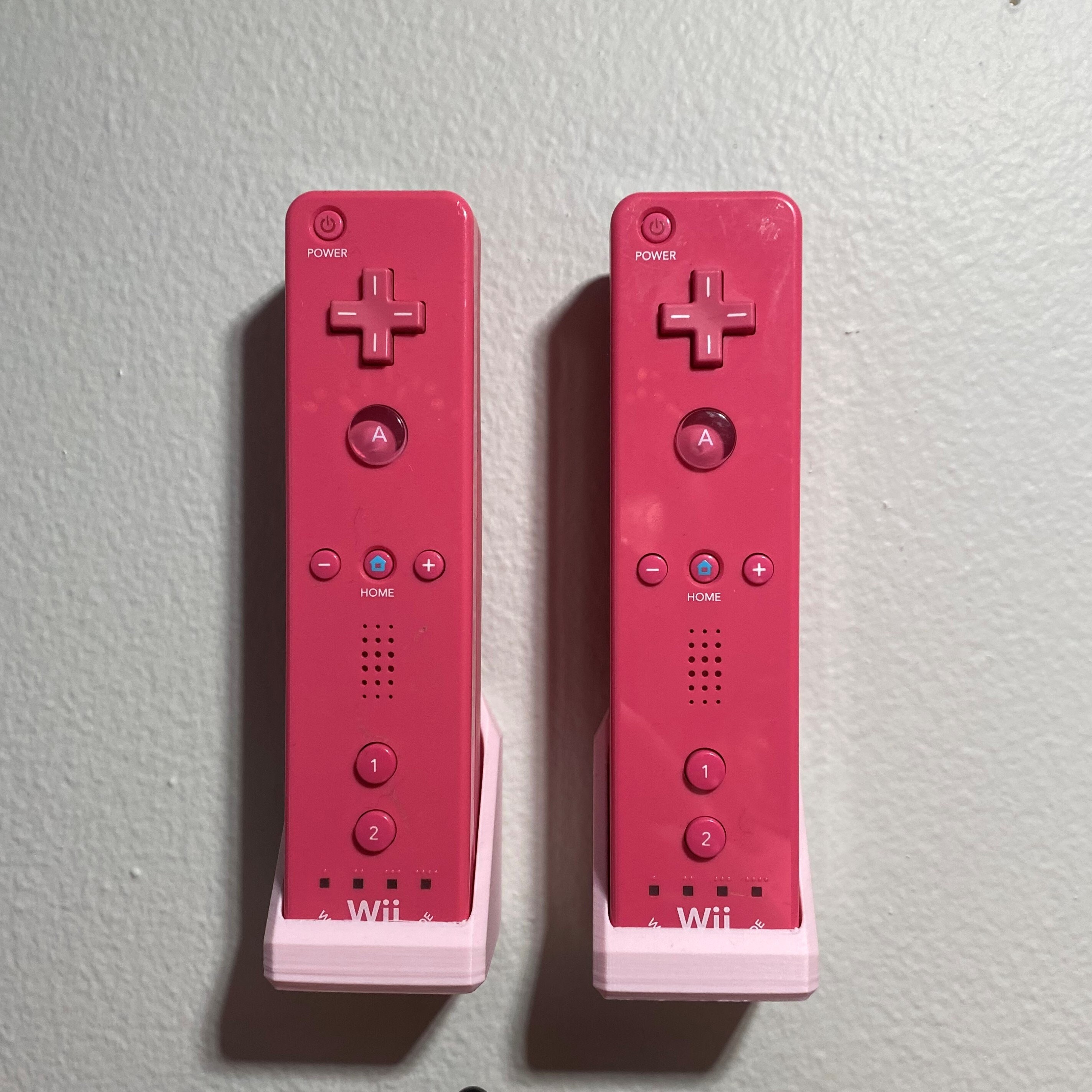 WOP Wall Mount Stand For 4 Wii Remote Controllers - WiiMote & Joystick Holder