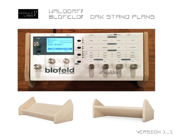 Waldorf Blofeld Oak Stand Plans by MODULE Labs - Etsy Canada