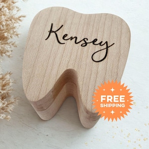 Personalized Wooden Tooth Fairy Box: Engraved Keepsake
