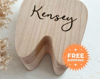 Personalized Wooden Tooth Fairy Box: Engraved Keepsake