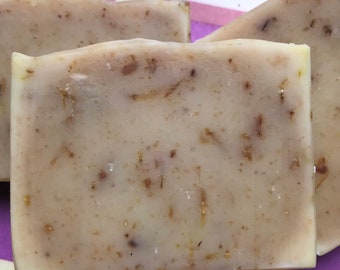 Calendula & Lemon Handcrafted Soap, Natural Soap, Vegan Soap