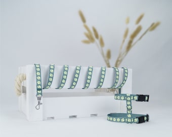 Ferret Harness "Paws Darkmint - Glow in the Dark" adjustable | diff. sizes | harness for ferrets | ferret leash | Ferretharness | Mint