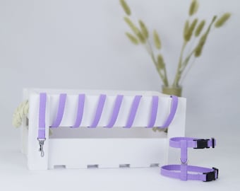 Ferret Harness "lilac" adjustable | diff. sizes | harness for ferrets | ferret leash | Ferretharness | Light Purple
