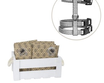 H-Style Ferret Harness Mystery Bag | Solid Color | Double Belly Strap | Harness for Ferrets | Surprise Box for Ferrets