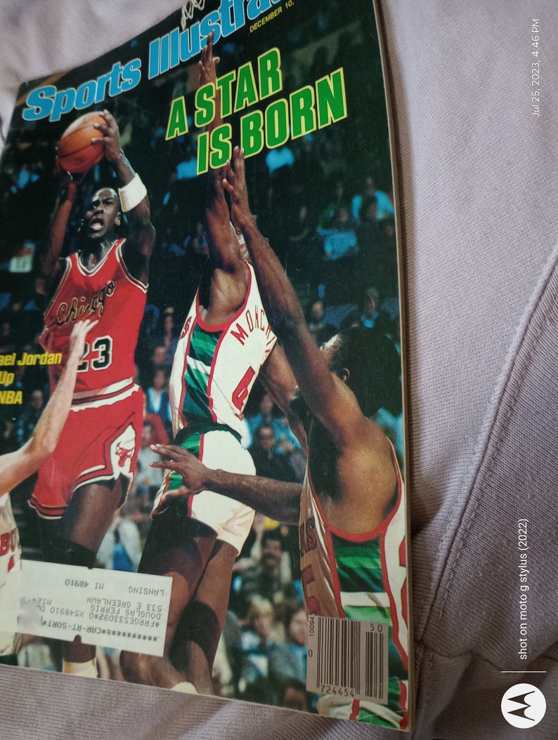 michael jordan first sports illustrated cover