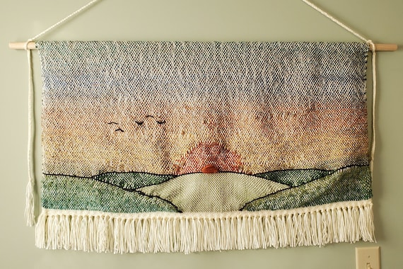 Handwoven tapestry hotsell