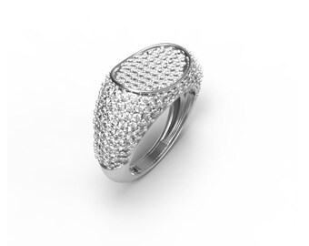 STL File Diamond Anniversary Ring,STL 3D model,Jewelry CAD file for 3D printing,3D Jewelry file,Digital File,3D printable,3D Jewelry Design