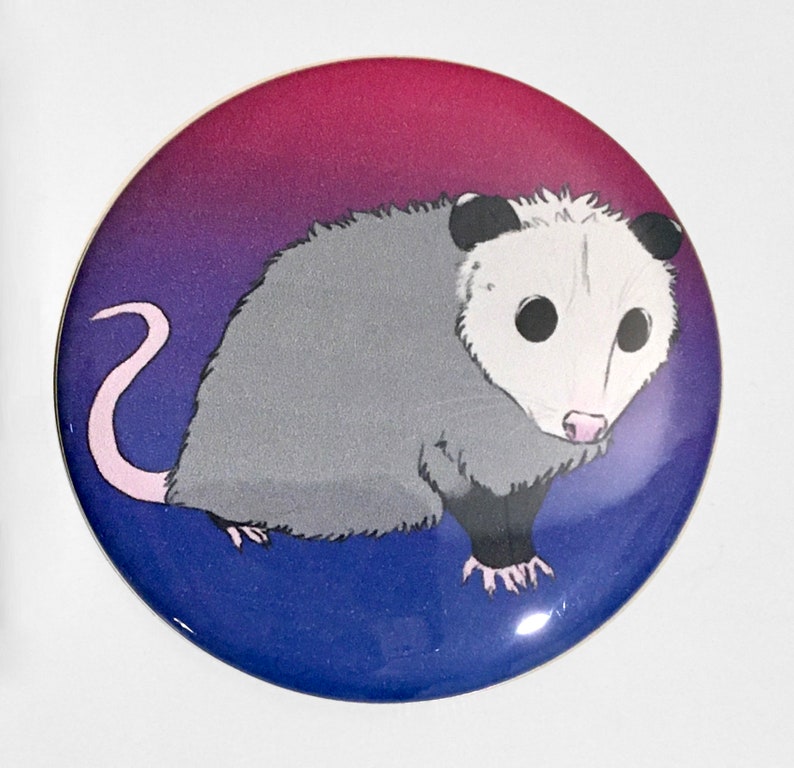 Pride Possum 2 25 Pinback Buttons Patches Pins Accessories Valresa Com