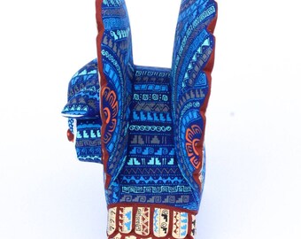 フクロウのアレブリヘ、木彫り、メキシコの民芸品 - Etsy 日本