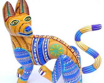 3.60インチの犬のフィギュア、アレブリヘの犬、オレンジ色の犬、小型犬