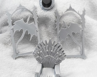 Decoración para recinto de House of Dragons GOT (4 piezas)