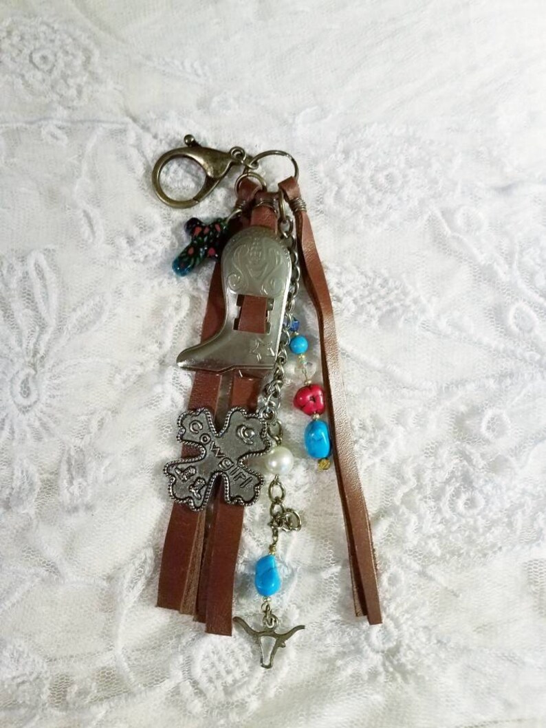 leather boot tassels