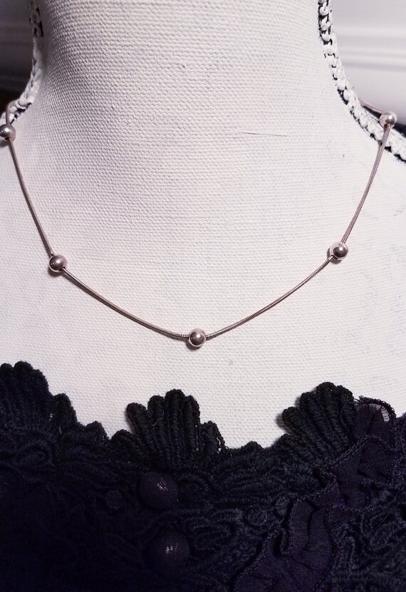 sterling ball chain necklace Gem